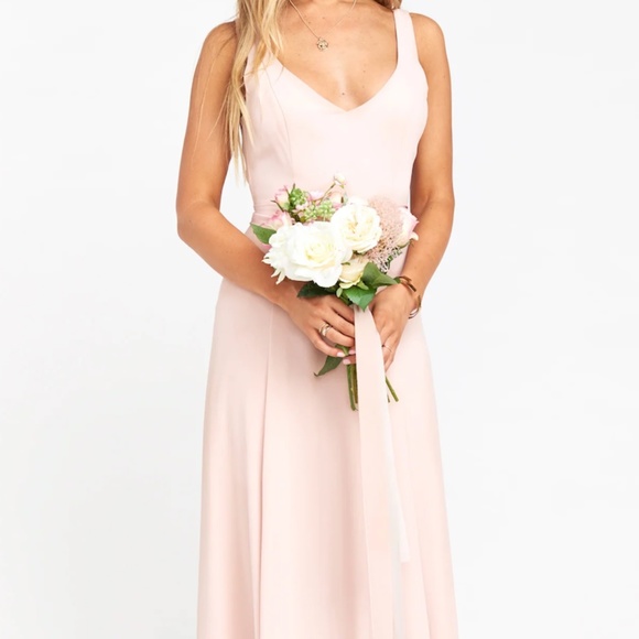 Show Me Your MuMu Dusty Blush Jenn Maxi Dress - Picture 1 of 3